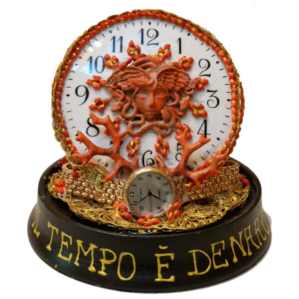 Orologio Campana di Vetro con Medusa - immagine 2